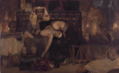 nDe dood van de eerstgeborene van de Farao Ex. 12:29.[2] 